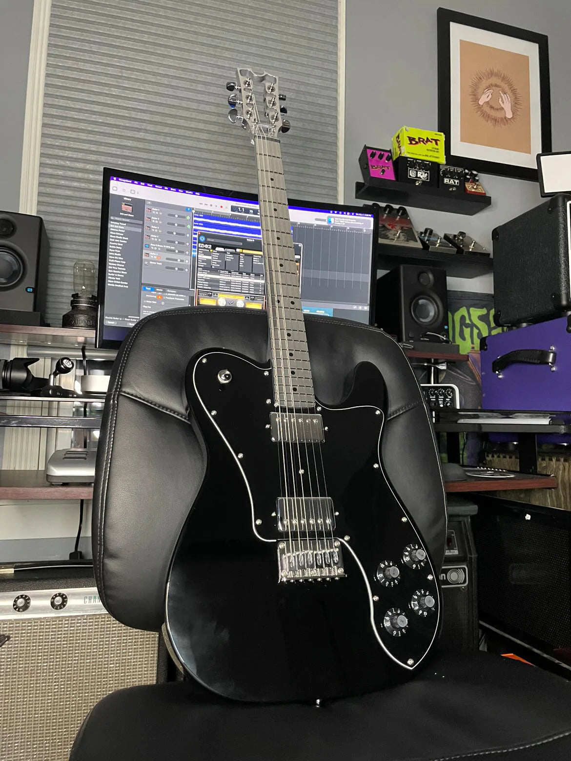 0 IN STOCK: Hoxey Aluminum Fender Replacement Neck 3x3 Headstock