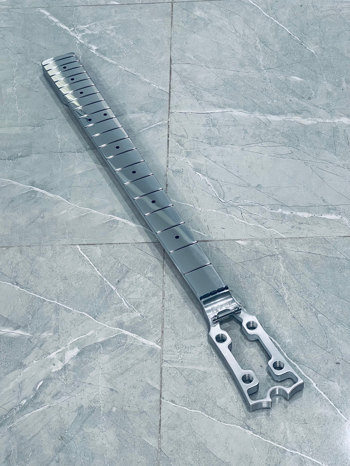 0 IN STOCK: Hoxey Aluminum Peavey T40 Bass Replacement Neck 2x2 Headstock
