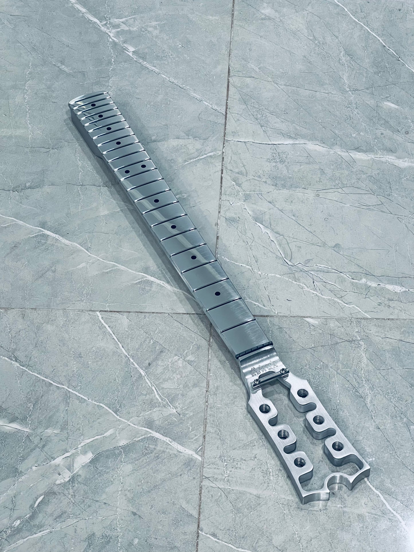 0 IN STOCK: Hoxey Aluminum Fender Replacement Neck 3x3 Headstock