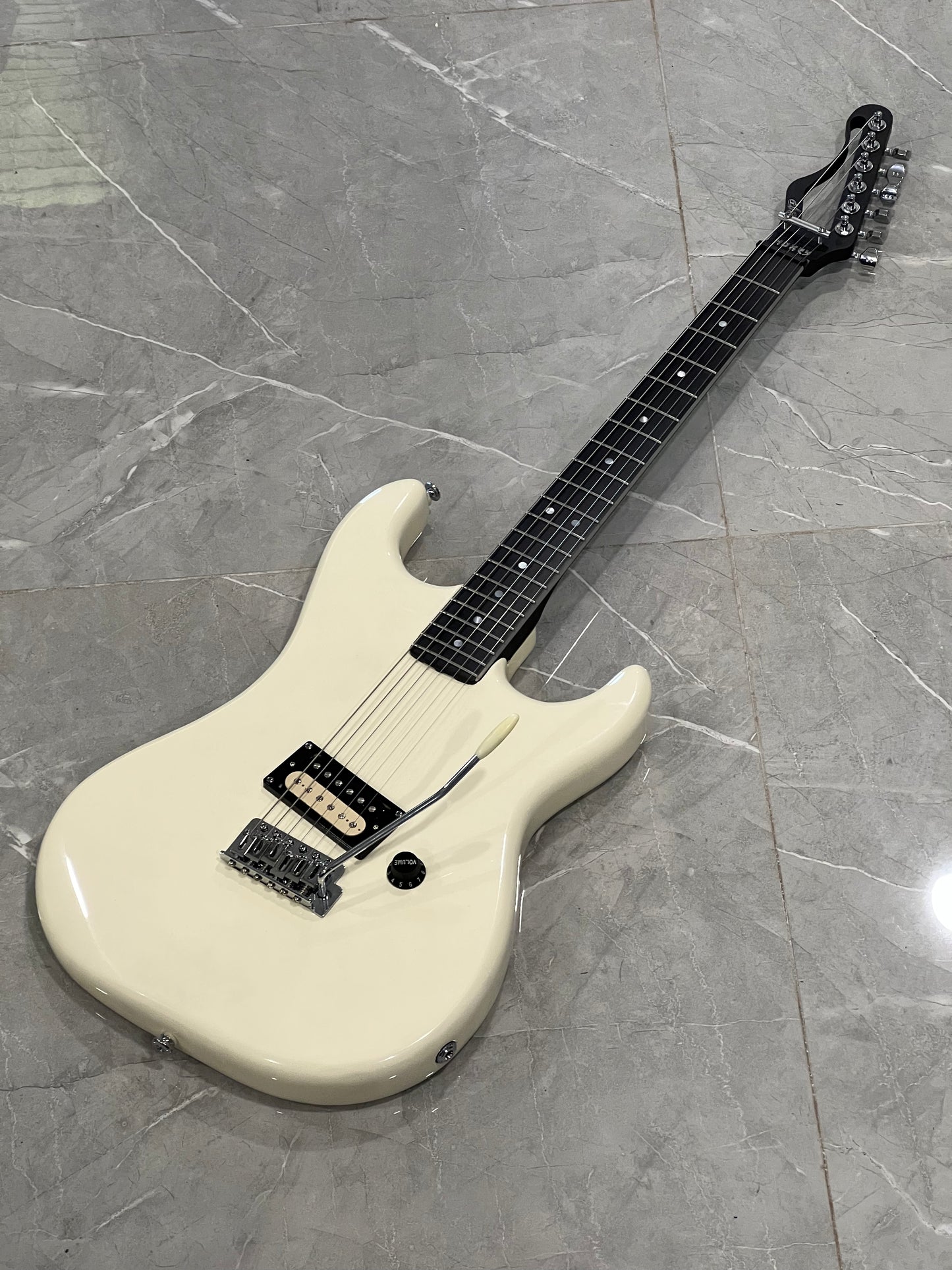 Aluminum Kramer Style Replacement Guitar Neck w/ 12-16" Fretboard Radius