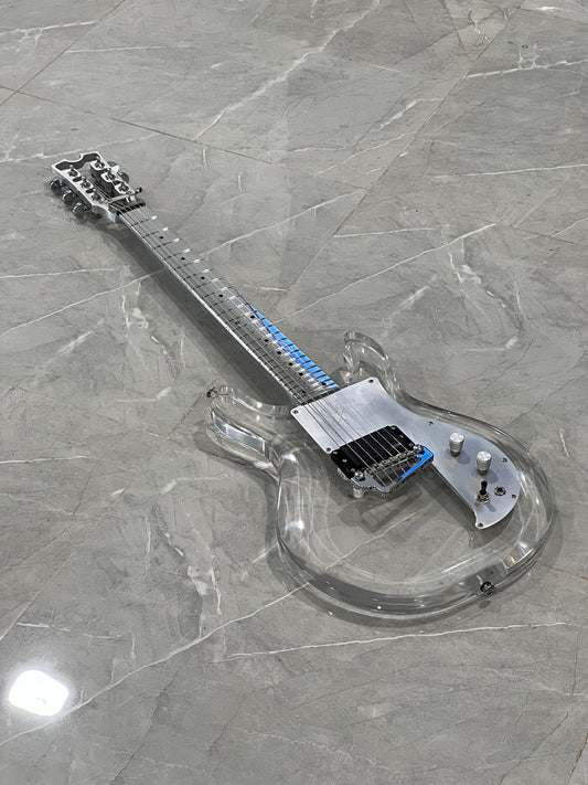 Aluminum Dan Armstrong Style Replacement Guitar Neck w/ 12" Fretboard Radius