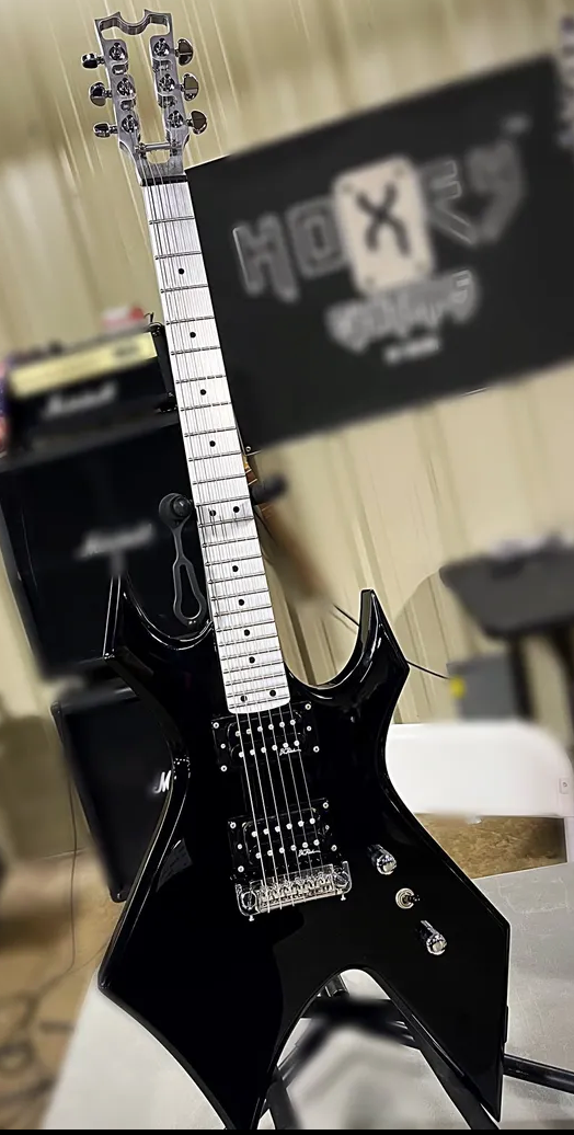 Aluminum BC Rich Style Replacement Guitar Neck w/ 12-16" Fretboard Radius