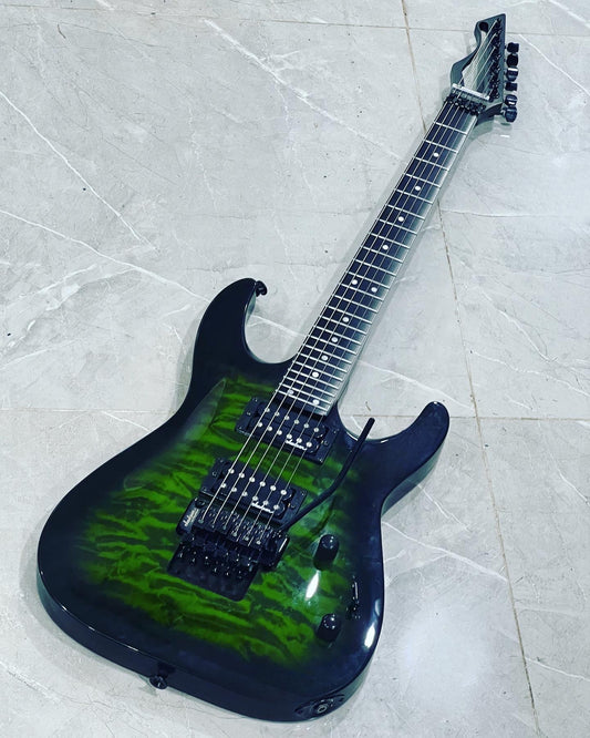 IN STOCK: Jackson Dinky - Transparent Green Burst