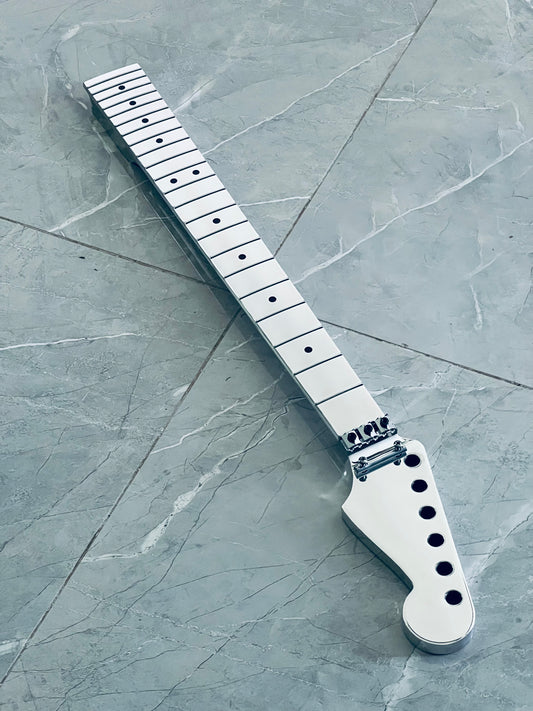 IN-STOCK: T4-Polished Finish-Chambered Aluminum Charvel® Replacement Neck w/Stainless Steel Frets