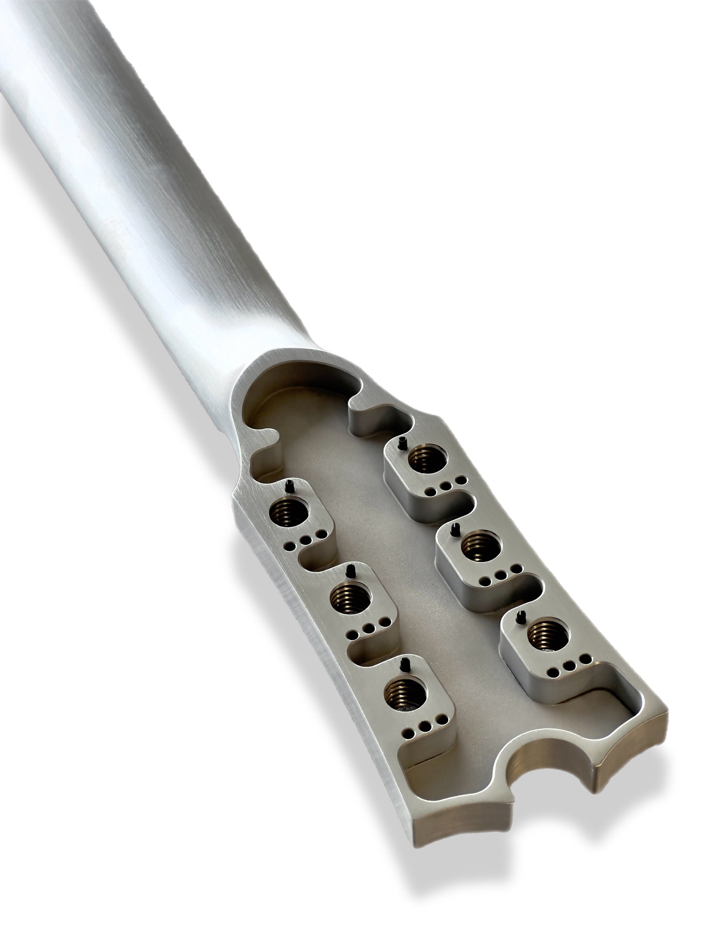 *NEW* Hoxey Peavey T60 Style Aluminum Baritone Neck Silver -Infinity ♾️ Series- Closed Headstock