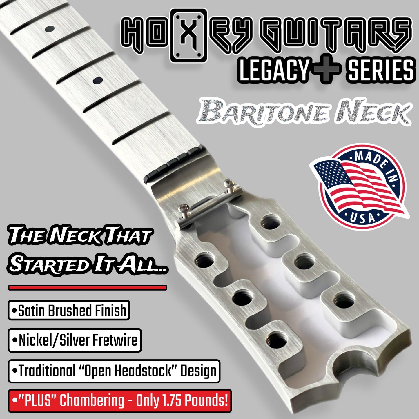 *NEW* Hoxey Aluminum Baritone Neck -Legacy➕ Series-