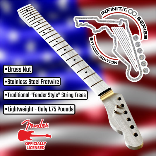 *NEW* Fender® Licensed Aluminum Telecaster® Neck -Infinity ♾️ Series- Studio Edition