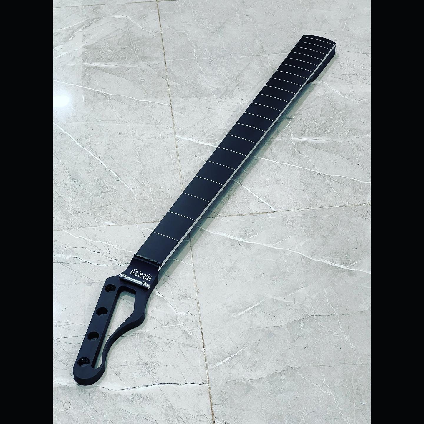 Aluminum Fender Style Replacement Bass Neck w/ 9.5" Fretboard Radius