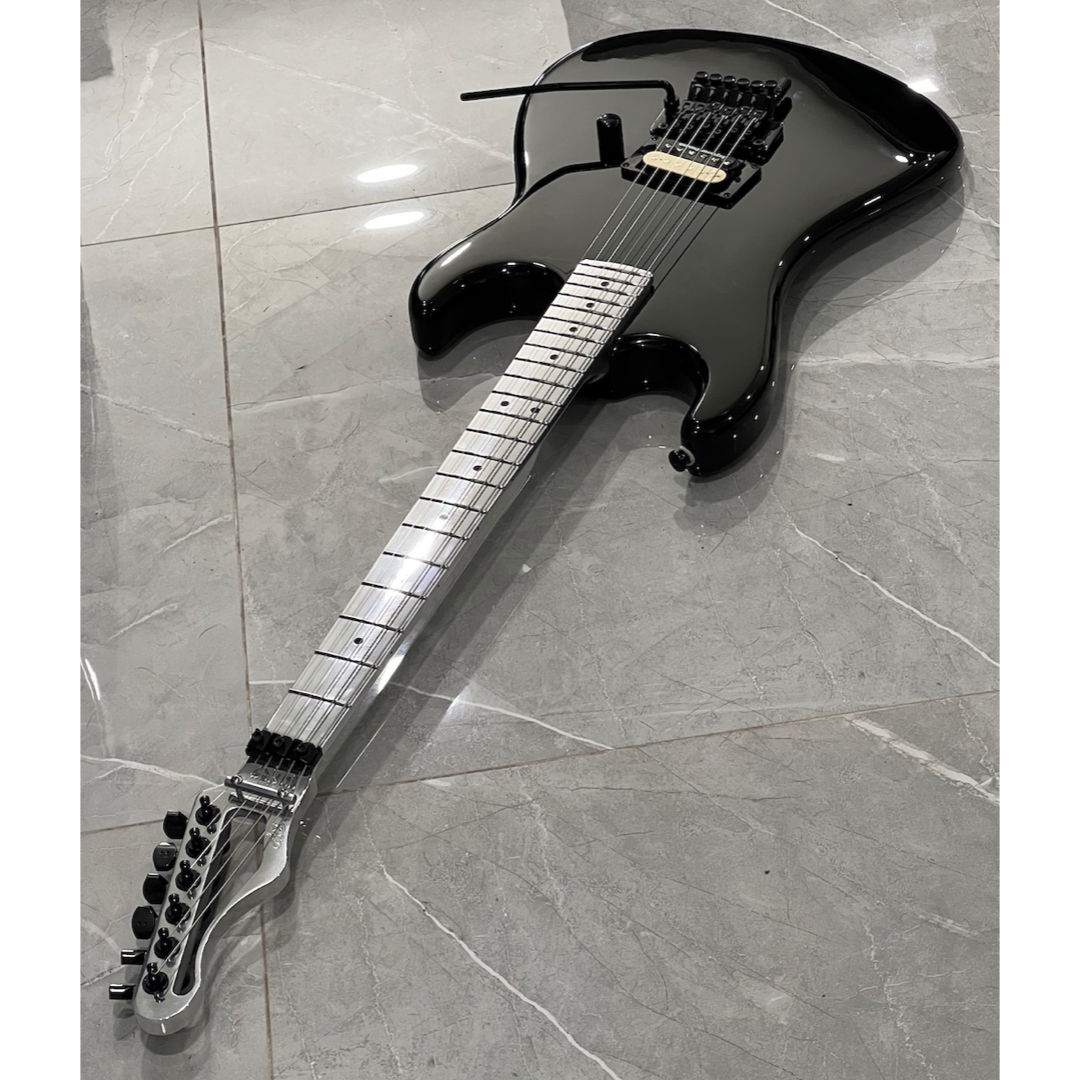 Aluminum Kramer Style Replacement Guitar Neck w/ 12-16" Fretboard Radius