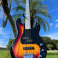Aluminum Fender Style Replacement Bass Neck w/ 9.5" Fretboard Radius